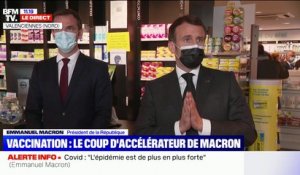 Emmanuel Macron: "Je demande à toutes les entreprises de se mettre au maximum au télétravail"