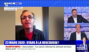 Le Covid, il y a un an: le 23 mars 2020, les stars françaises apportent leur soutien