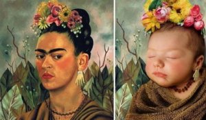 Ce père de famille reproduit des peintures célèbres en utilisant sa fille de 18 mois comme modèle