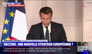 Emmanuel Macron sur les vaccins contre le Covid-19: "Il n'existe pas d'autre solution qu'une solution européenne pour surmonter cette crise"