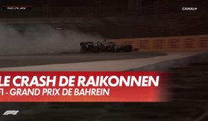 Le crash de Kimi Raïkkönen