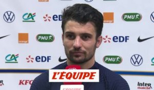 Dubois : « On est venu ici pour gagner » - Foot - Qualif. CM Bleus