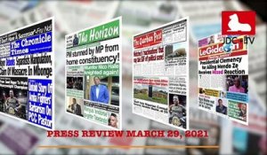 CAMEROONIAN PRESS REVIEW OF MARCH 29, 2021
