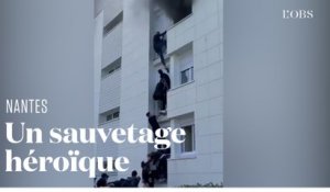 Des jeunes sauvent un couple et son bébé piégés dans l'incendie de leur appartement à Nantes