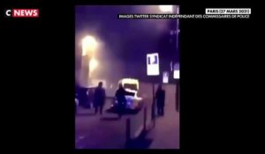 Des policiers visés par des tirs de mortier à Paris