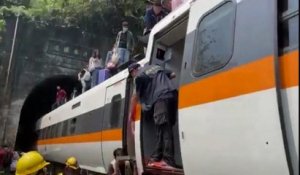 Taïwan : plusieurs dizaines de morts dans le déraillement d’un train bondé