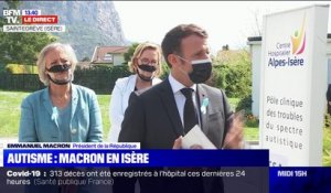 Emmanuel Macron: "Notre pays a besoin d'une stratégie sur la santé mentale"