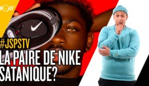 Je sais pas si t'as vu... la paire de Nike satanique ?