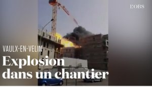 L'explosion de bouteilles de gaz provoque un incendie sur un chantier à Vaulx-en-Velin près de Lyon