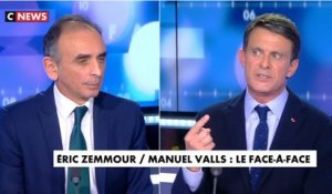 Eric Zemmour face à Manuel Valls