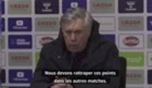 30e j. - Ancelotti : "On a perdu 2 points qu'il faudra récupérer"