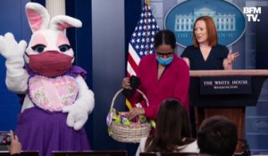 Un lapin de Pâques débarque en plein point presse à la Maison Blanche