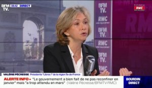 "Zéro gaspillage, zéro stock": Valérie Pécresse appelle à davantage ouvrir la vaccination avec AstraZeneca