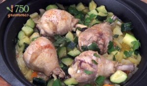 Tajine de poulet aux légumes