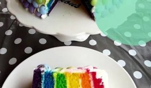 Rainbow Cake glaçage au beurre