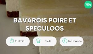 Bavarois poire et speculoos