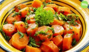 Salade de carottes à l'ail et au persil