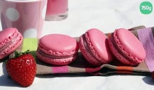 Macarons à la fraise faciles