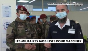 Les militaires mobilisés pour vacciner