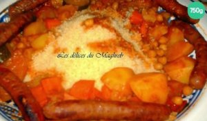 Couscous de poulet et merguez