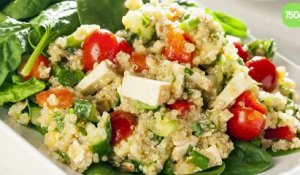 Salade de quinoa, tofu et courgette