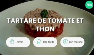 Tartare de tomate et thon