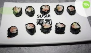 Sushi au thon et concombre