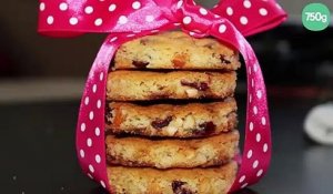 Cookies américains au chocolat blanc et aux cranberries
