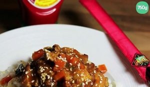 Sauté de porc asiatique au Ketchup