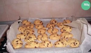 Cookies noix de coco et pépites de chocolat