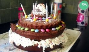 Gâteau d'anniversaire chocolat