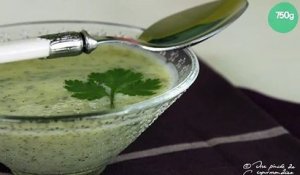 Soupe à la courgette et à la coriandre