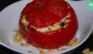 Tomates à la brousse et aux épices