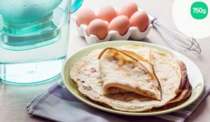 Crêpes sans lait pour les intolérants au lactose