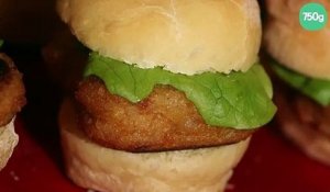 Mini hamburger au poulet