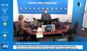 07/04/2021 - La matinale de France Bleu Mayenne