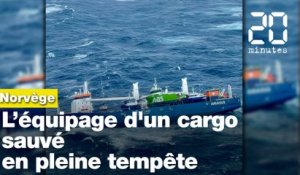 Norvège: L'équipage d'un cargo sauvé en pleine tempête