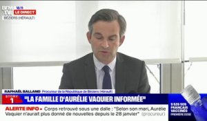 Corps retrouvé sous une dalle: "Il s'agit très probablement du corps d'Aurélie Vaquier", selon le procureur