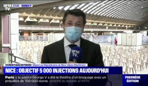 Christian Estrosi: "Nous sommes en capacité de réaliser 50.000 vaccinations par semaine" à Nice