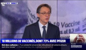 David Lepoittevin (Pfizer France) évoque une efficacité du vaccin "à 90% à plus de 6 mois" de la deuxième injection
