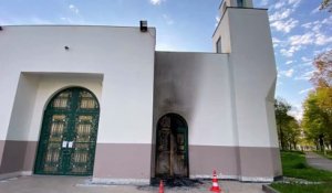 Incendie devant la mosquée Arrahma à Nantes