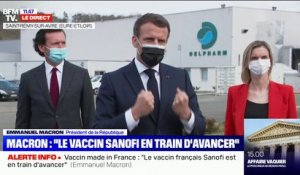Emmanuel Macron: "Le programme américain a brûlé toutes les étapes avec l'ARN Messager"