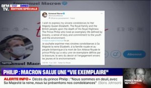 Mort du prince Philip: Emmanuel Macron exprime ses condoléances à la famille royale et au peuple britannique