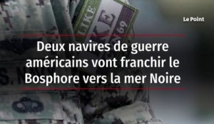 Deux navires de guerre américains vont franchir le Bosphore vers la mer Noire