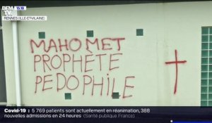 Rennes: des tags anti-musulmans découverts sur les murs d'une salle de prière, Gérald Darmanin se rend sur place