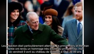 ✅ Meghan Markle et Harry réagissent à la mort du prince Philip