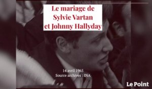 Avril 1965 : le mariage de Sylvie Vartan et Johnny Hallyday