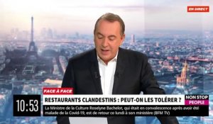 Un restaurateur balance en direct dans "Morandini Live": "Je fais des restaurants clandestins tous les jours avec des maires, des élus, des policiers..." - VIDEO