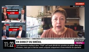 Coronavirus - La directrice de la plateforme Pasteur à Sao Paulo dans "Morandini Live": "Le vaccin chinois répond très bien au variant brésilien et au variant anglais" - VIDEO