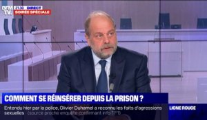 Éric Dupond-Moretti: "Il y a 50% de récidive en plus" pour les sorties sèches de prison, sans accompagnement